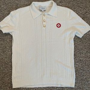 Ribbed knit polo Casablanca